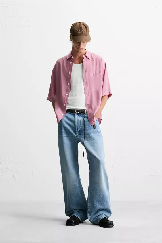 RELAXED FIT FLOWY SHIRT | Zara US