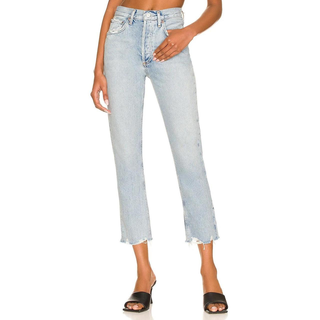 AGOLDE Women's Jeans - Blue - 25 | Depop US