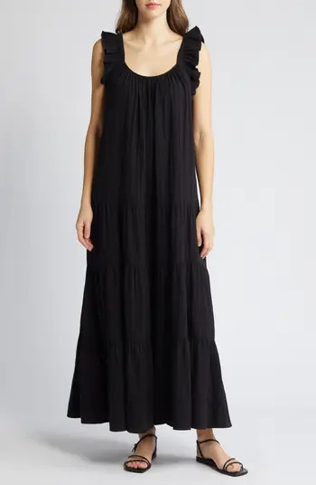 Ruffle Tiered Cotton Maxi Dress | Nordstrom