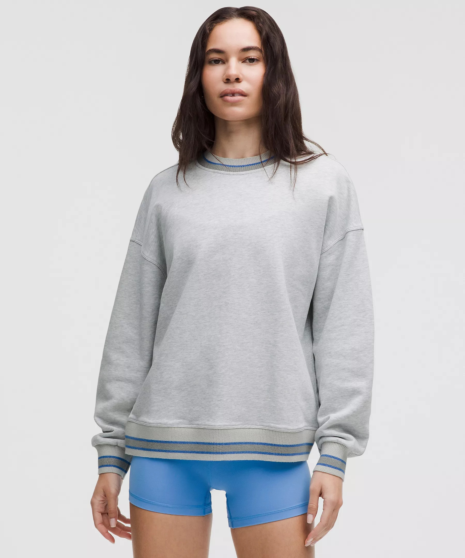 Perfectly Oversized Ringer Crew | Women's Hoodies & Sweatshirts | lululemon | Lululemon (US)