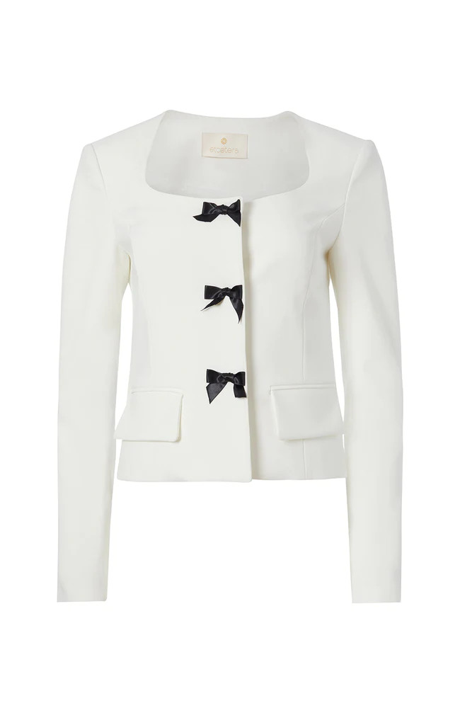 Crêpe Jacket With Bows | Etcetera