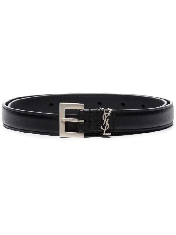 Monogram leather belt | Farfetch Global