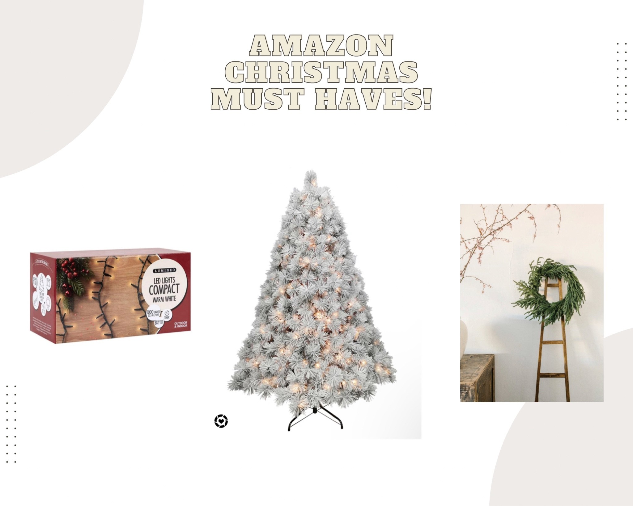 Christmas must haves from amazon! 

#LTKSeasonal #LTKHoliday #LTKhome