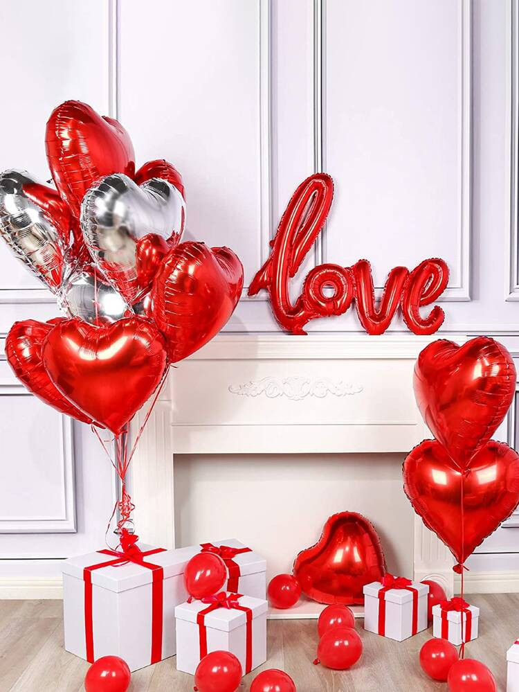 25pcs Valentine's Day Decorative Balloon | SHEIN