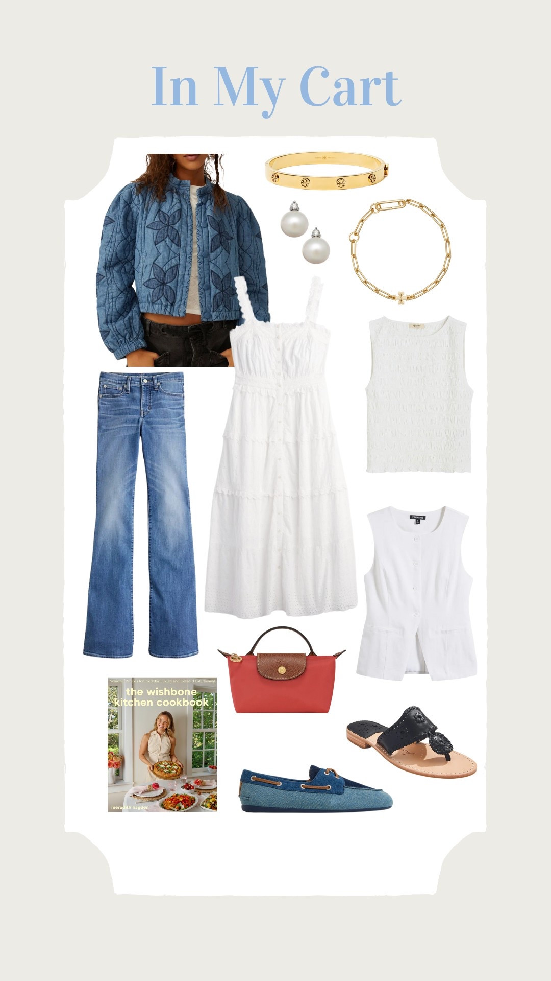 Late Spring / Early Summer finds ☀️ Free People, Gap, Doen, Nordstrom, Longchamp, Tory Burch, Wishbone Kitchen, Jack Rogers 

#LTKStyleTip #LTKSaleAlert #LTKMidsize