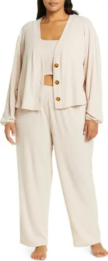 3-Piece So Soft Rib Lounge Set | Nordstrom