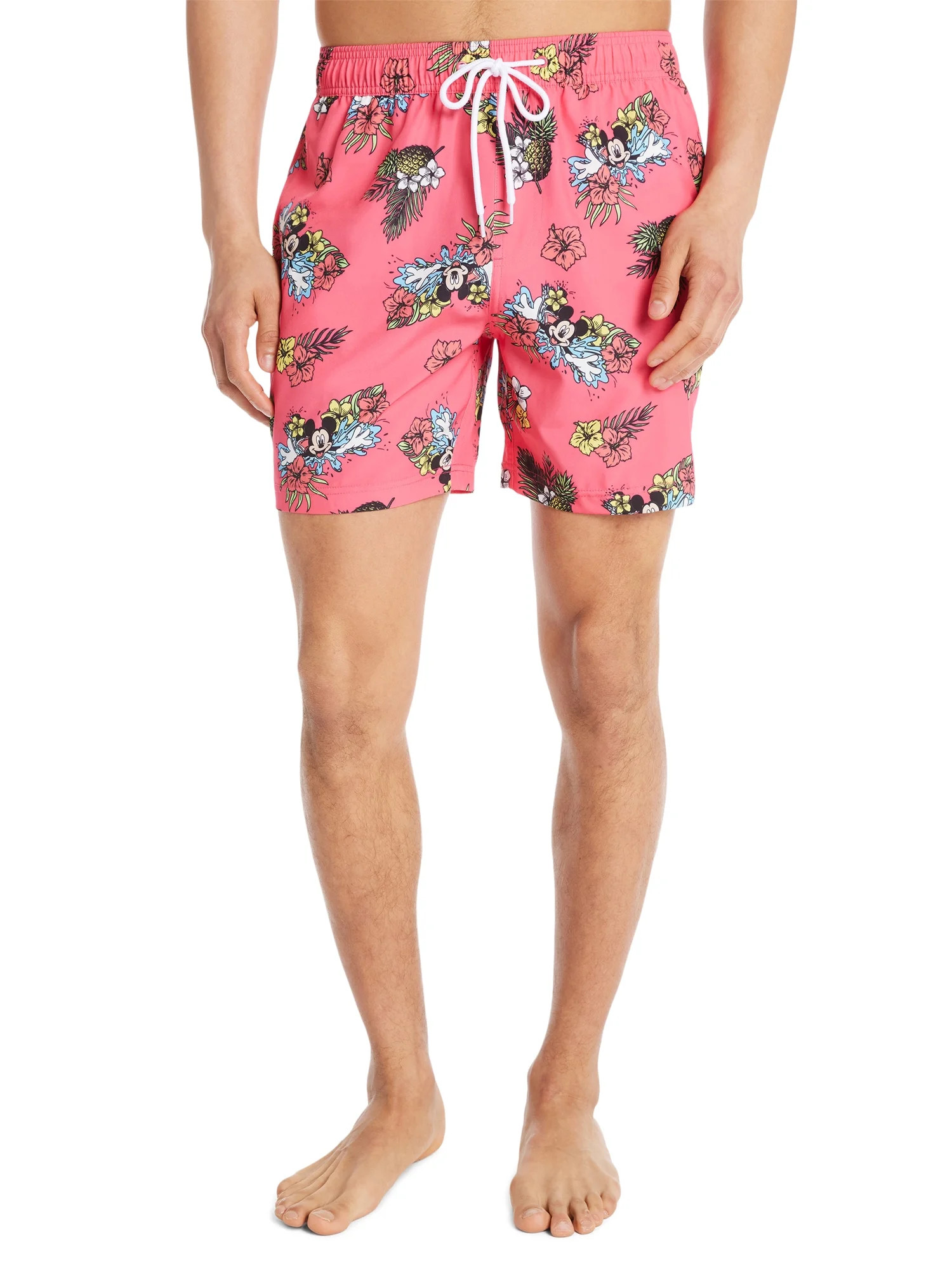 Disney Mickey Mouse Summer Men's & Big Men's Swim Trunks, Size S-3XL | Walmart (US)