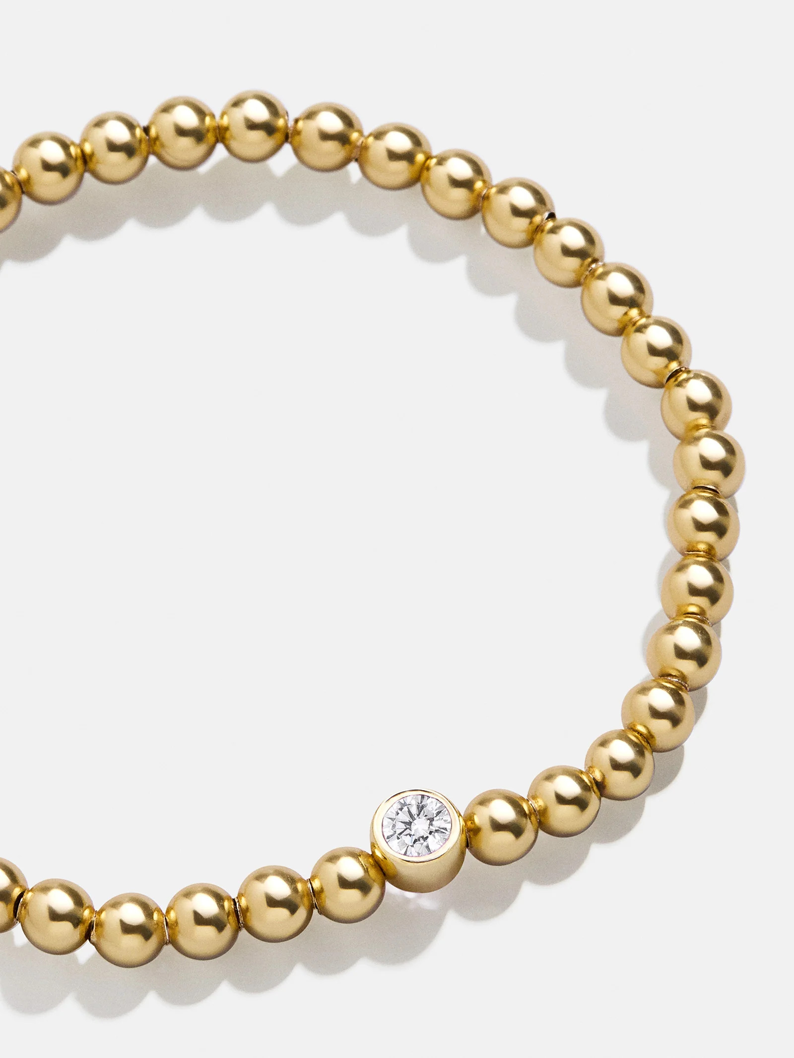 18K Gold Birthstone Pisa Bracelet - Crystal | BaubleBar
