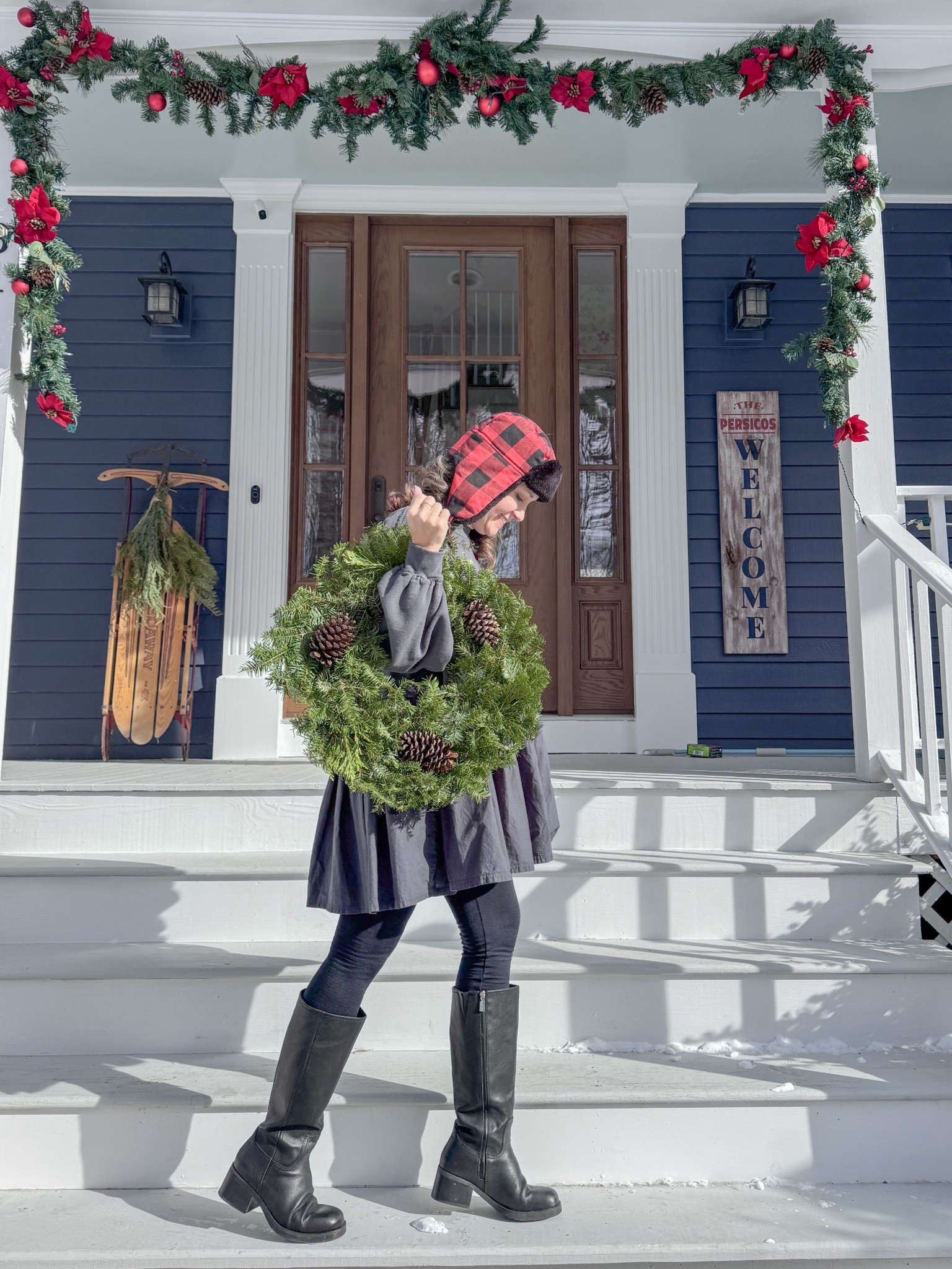 Winter outfit today makes me happy. 

#LTKHoliday #LTKdayinmylife #LTKmomlife