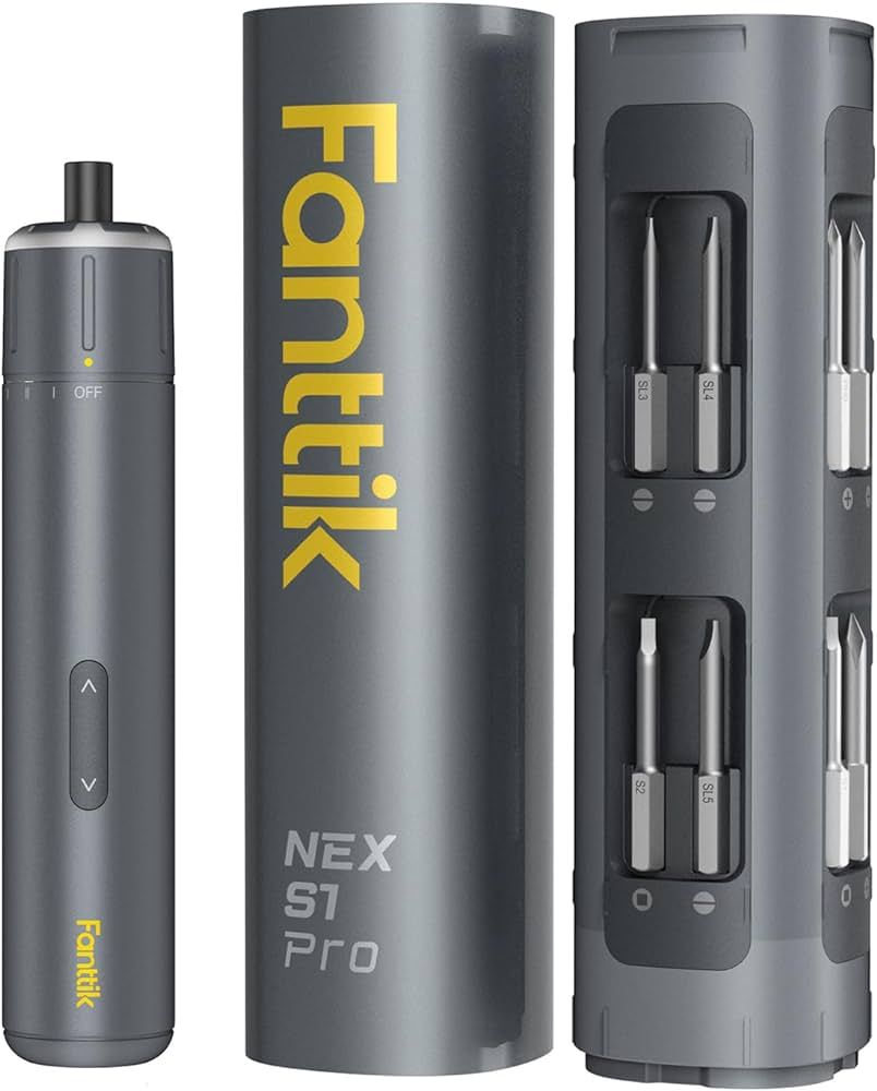 Fanttik S1 Pro 3.7V Cordless Electric Screwdriver Set with 16 Bits, 3 Torque Settings, Max 6 N.m,... | Amazon (US)
