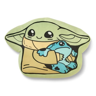 Star Wars The Mandalorian Frog Friends Soft Plush Travel Cloud Pillow Multicolored | Target