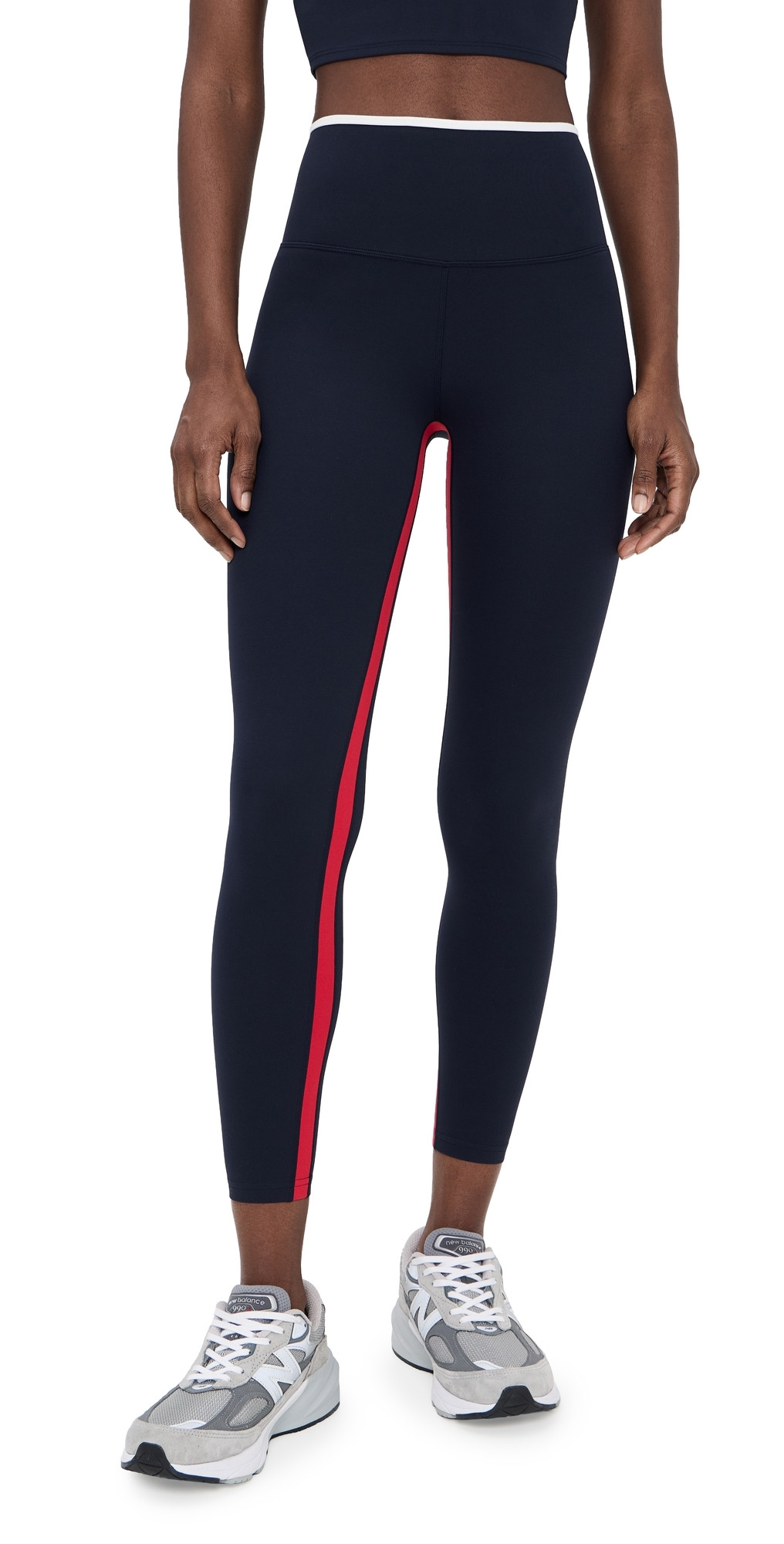 Splits59 Easton Rigor High Waist 7/8 Leggings Indigo/White M | Shopbop