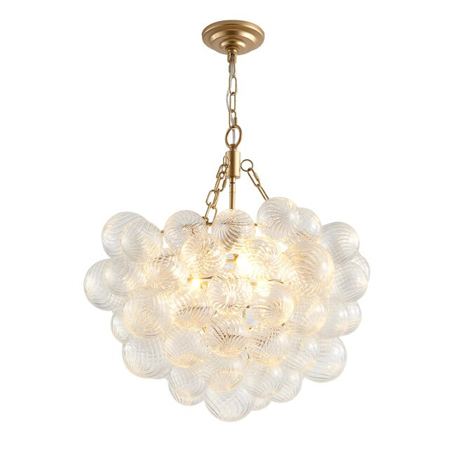 BABOOM Pendant Light Fixture 3 -Light Gold Modern/contemporary For Use in Bedrooms, Dining Rooms,... | Lowe's