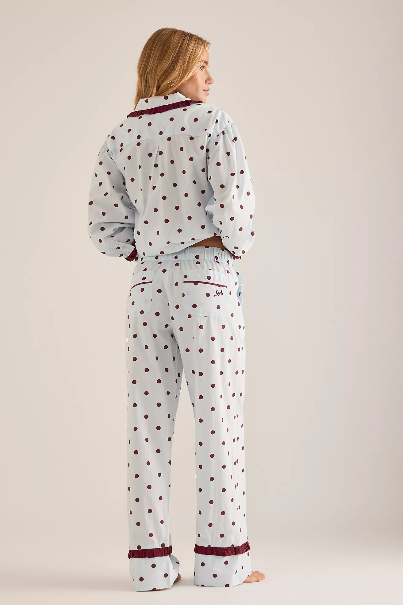 Damson Madder Antonella Polka Dot Pyjama Set | Anthropologie (UK)