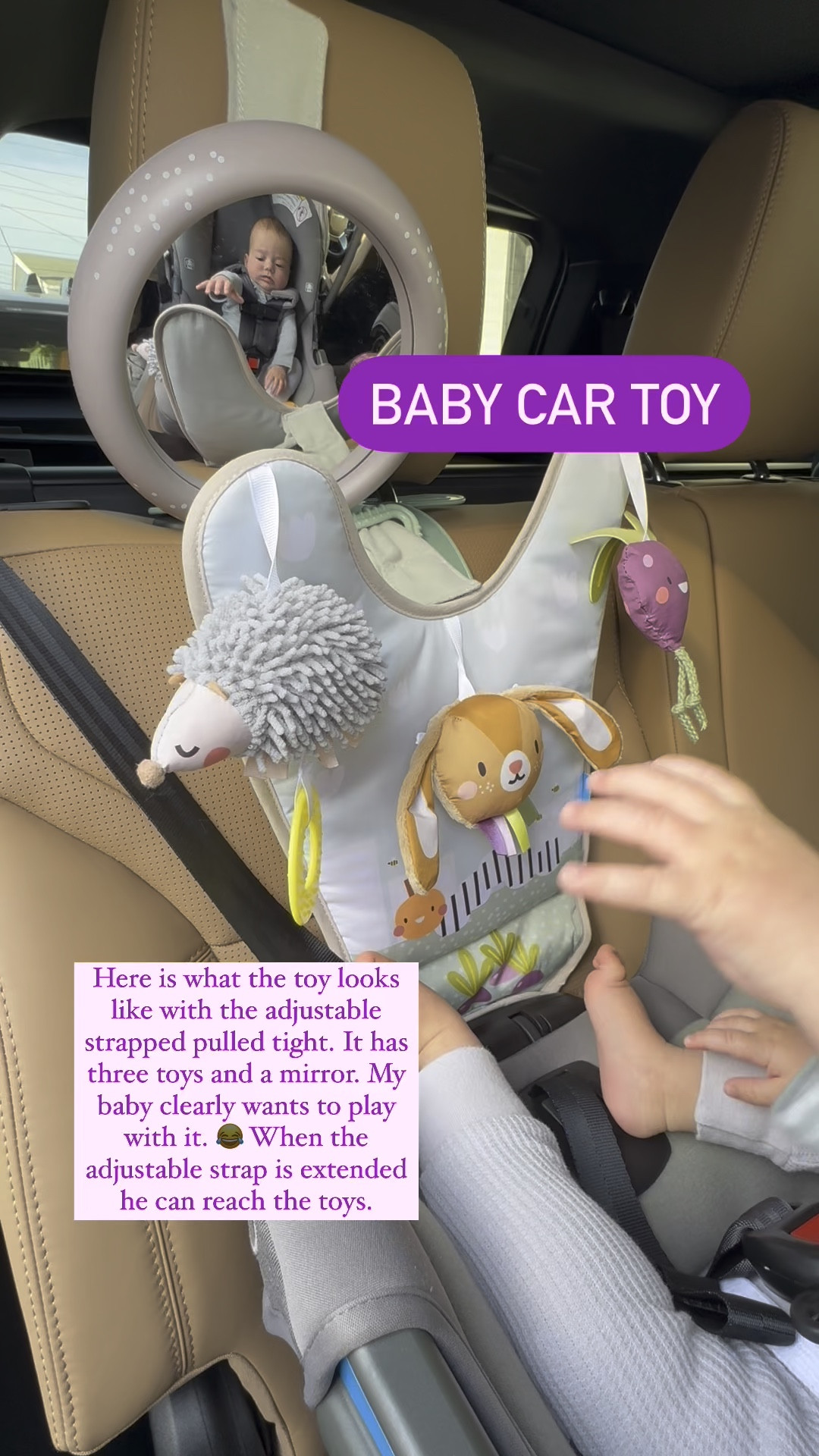 If your baby hates riding in the car, try this toy to keep them entertained and (hopefully) happy. ❤️🚗

Baby toy, car toy

#LTKFindsUnder50 #LTKFamily #LTKBaby