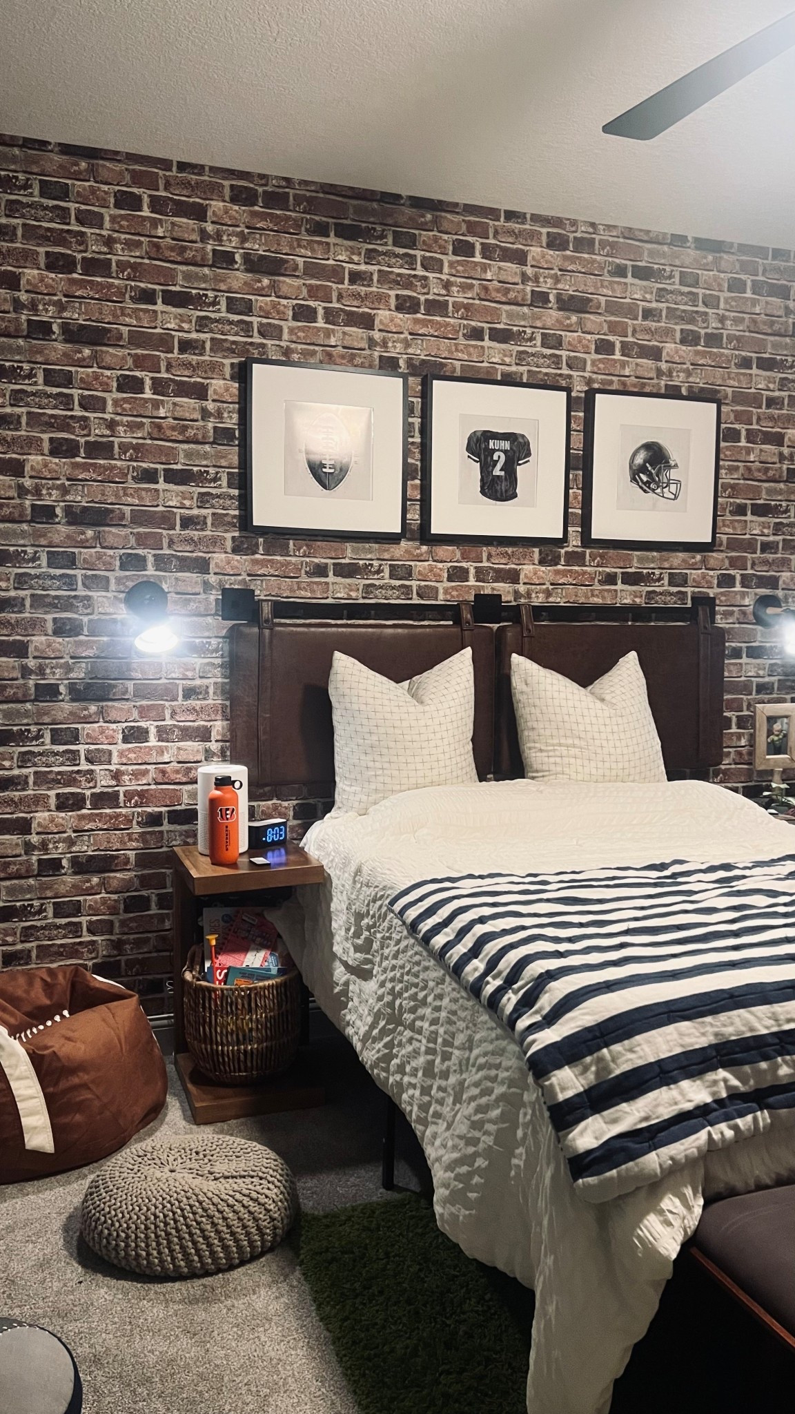 Boys football themed bedroom 

*linking the nightstands I originally purchased, but they ended up being too short. The ones pictured are from HomeGoods  

#LTKHome #LTKmomlife #LTKKids