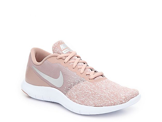 Nike Flex Contact Lightweight Running Shoe -Dusty Pink - Women's - Dusty Pink | DSW