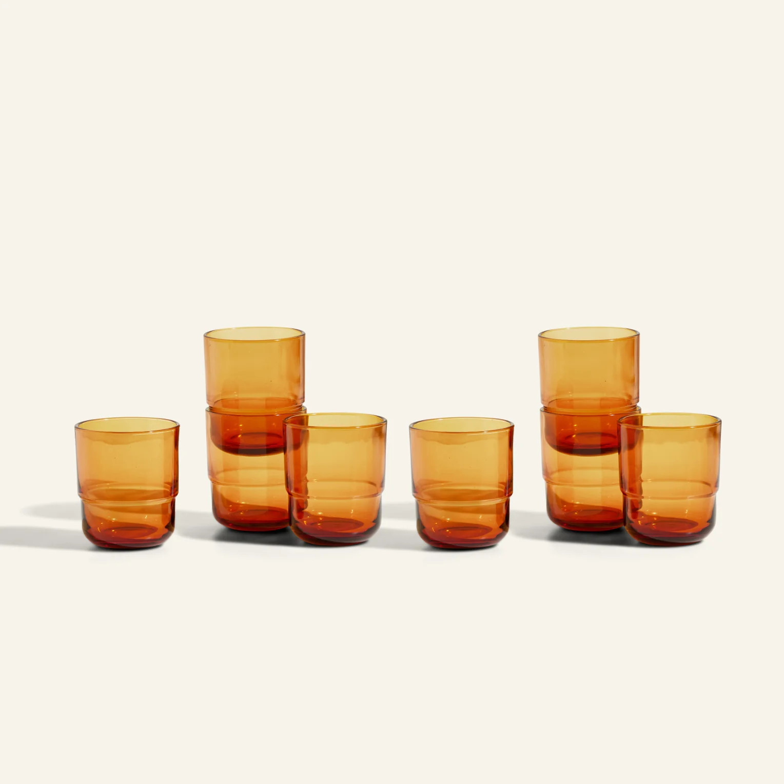 Short Night + Day Glasses - Set of 8 / Sunset | Our Place