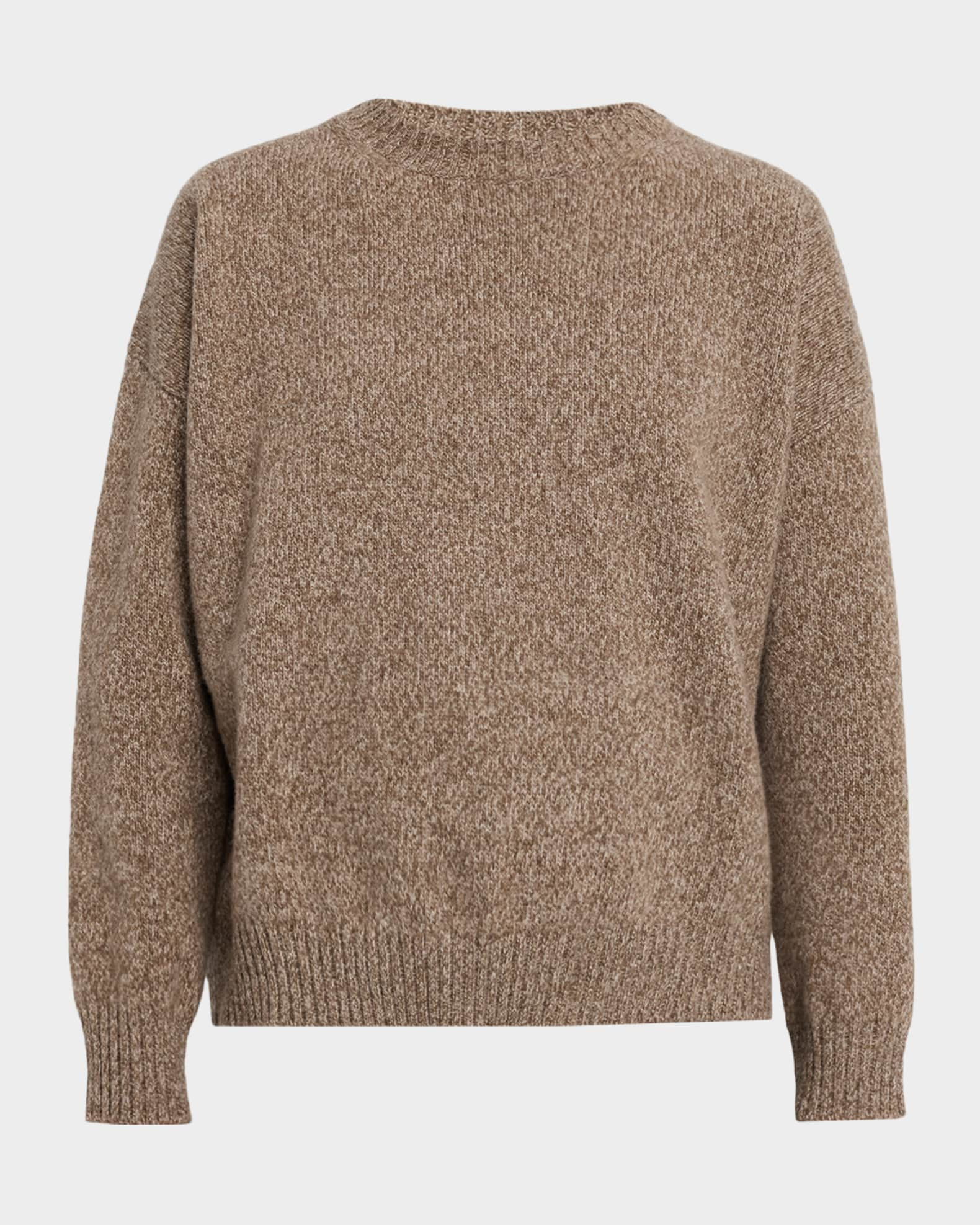 Sibari Wool Knit Crewneck Sweater | Neiman Marcus
