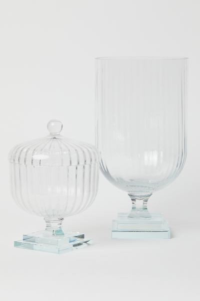 Glass Vase on Pedestal | H&M (US + CA)