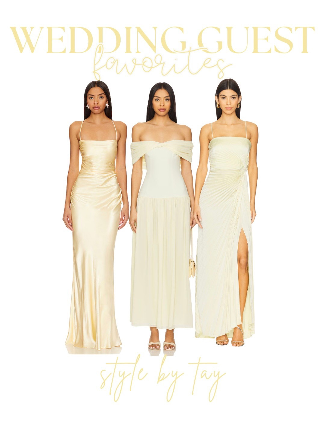 Yellow wedding guest dresses for spring 

#LTKStyleTip #LTKSeasonal #LTKWedding