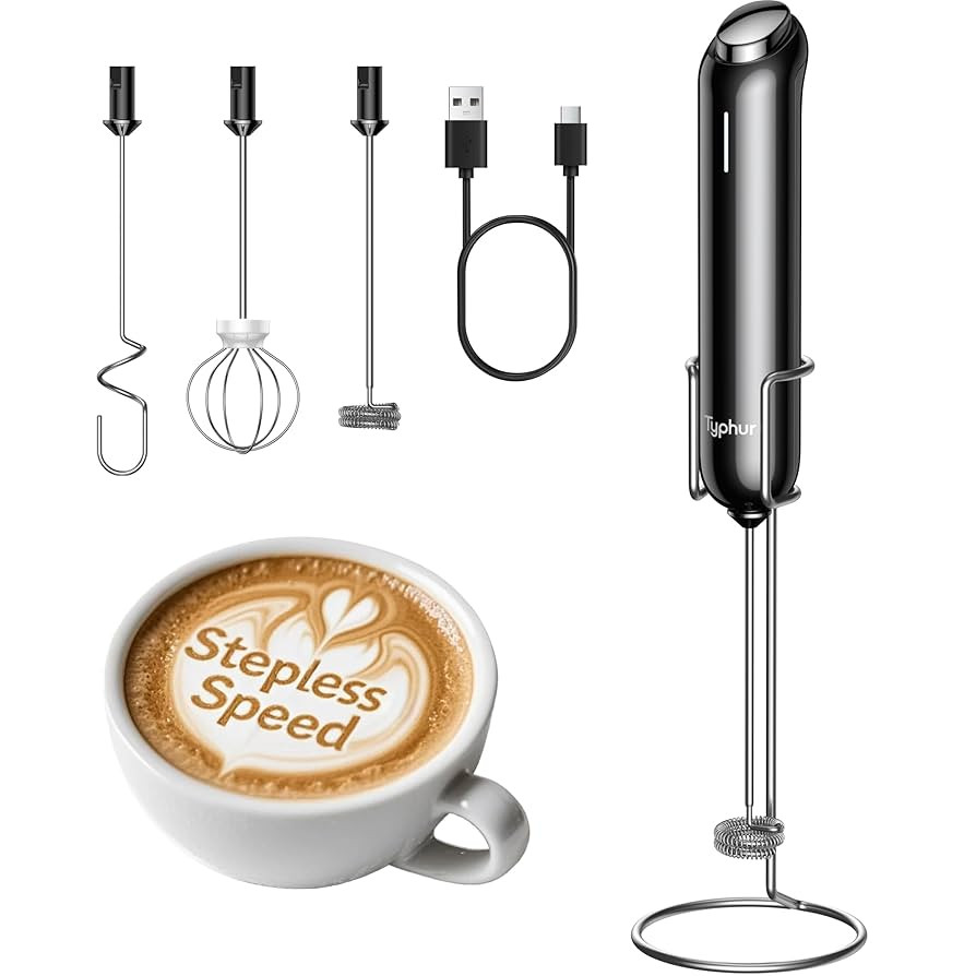 InstaWhisk Milk Frother with Variable Speed, Rechargeable Coffee Frother Wand with Detachable Dou... | Amazon (US)
