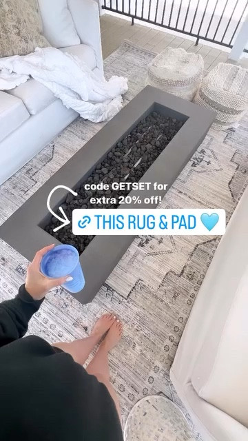  it’s actually 40% off all rugs!! CODE- SAVE40 
They have some gorgeous rugs and this one is my favorite outdoor rug!! Love! 

#LTKHome #LTKWatchNow #LTKStyleTip
