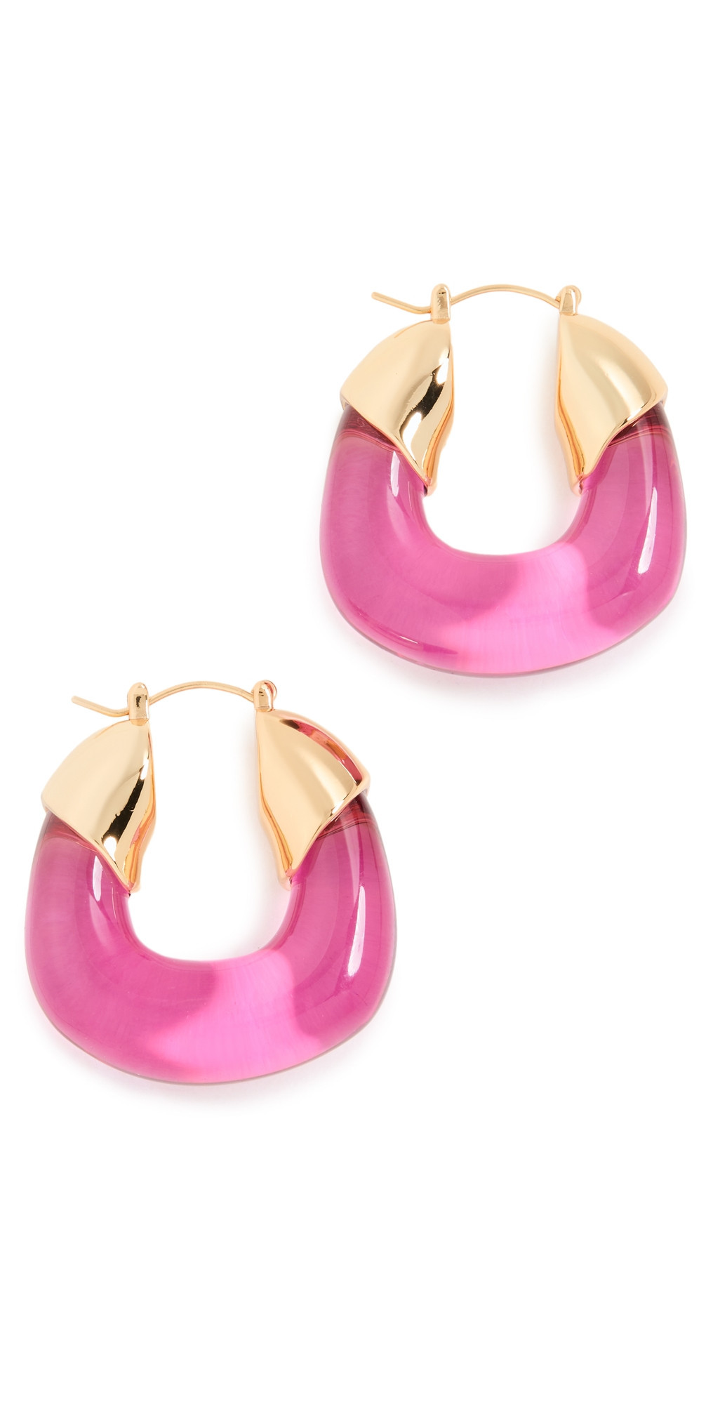 Lizzie Fortunato Hoops in Flamingo Pink One Size | Shopbop