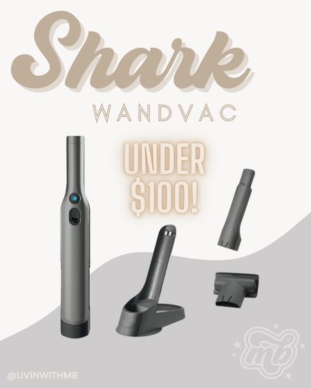 The Shark Wandvac is so convenient and under $100!!
Perfect for stairs, upholstery, your car, and tight spaces around the house!! 

#LTKhome #LTKFind #LTKunder100