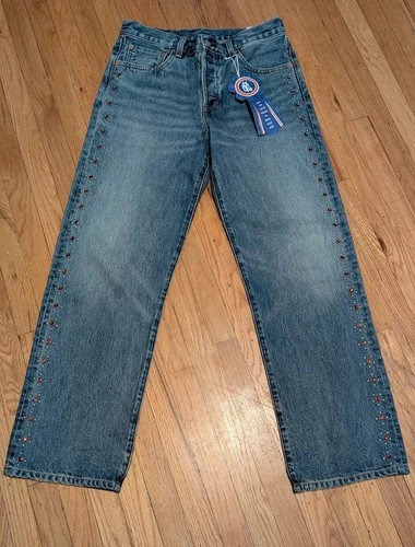 Levi’s x BODE Barrel Racer Jeans Light Wash Studded W30 L32 | eBay US