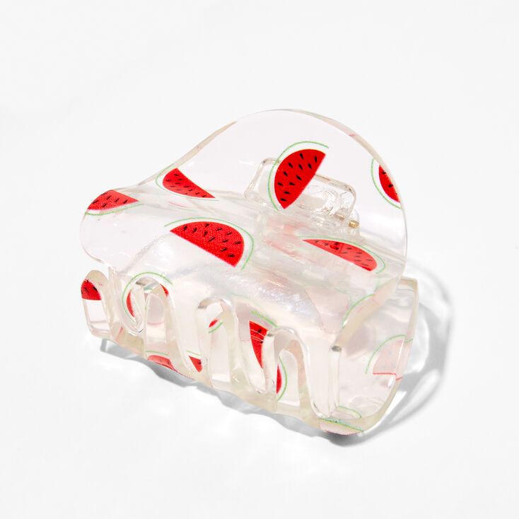 Transparent Red Watermelon Hair Claw | Claire's (US)