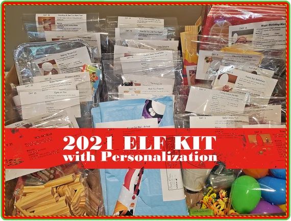 2021 Personalized Elf Kit | Elf Prop 2021 Kit | 2021 Elf Antics | Elf Activities | Complete 2021 ... | Etsy (US)