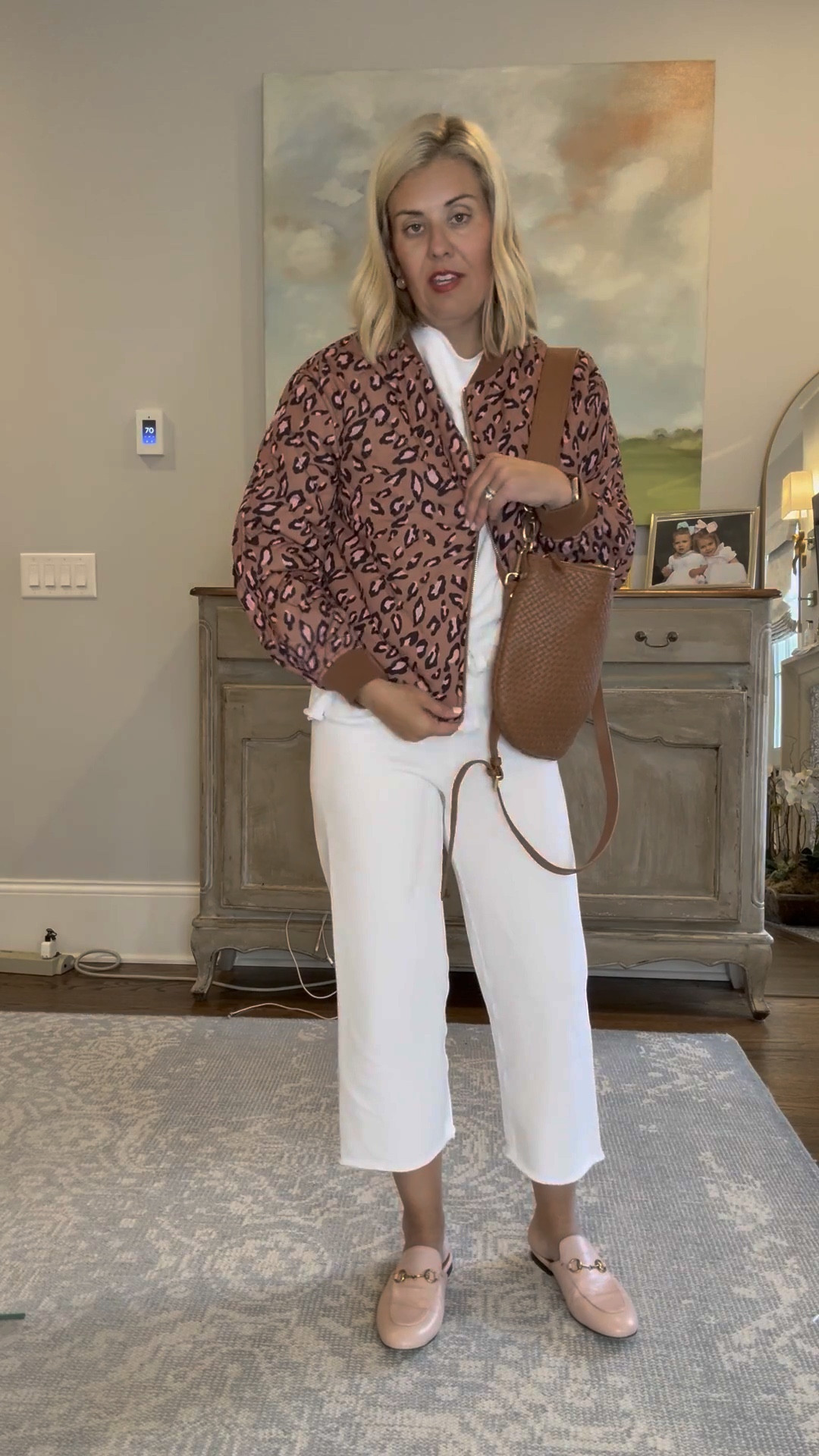 This leopard puffer steals the show. 

Leopard Puffer size xs
White Set size xs


#LTKootd #LTKmomlife #LTKdayinmylife