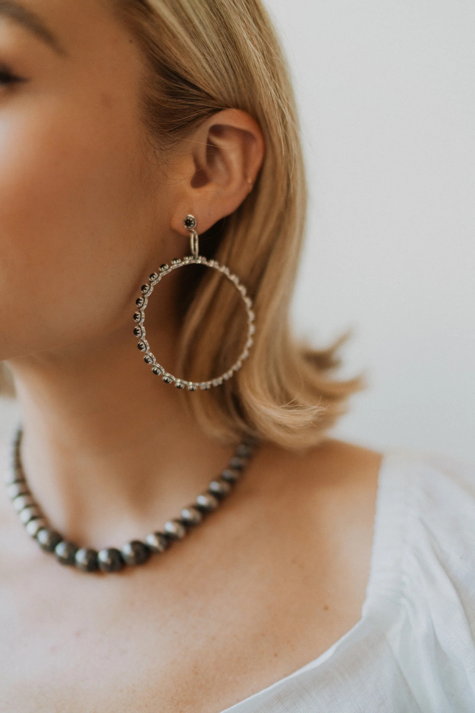 Betsy Earrings | Black | Goldie Lew Jewelry