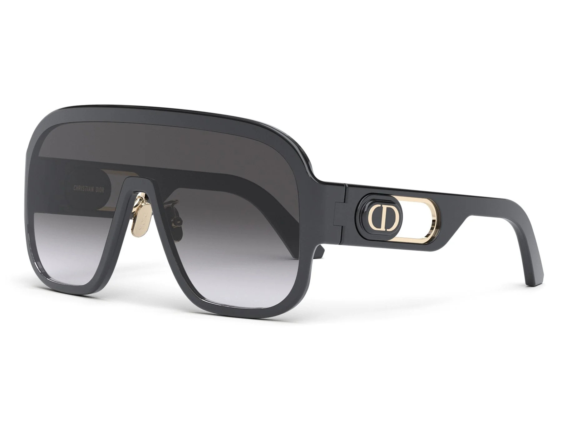 DIORBOBBYSPORT M1U Black Mask Sunglasses | SOLSTICE