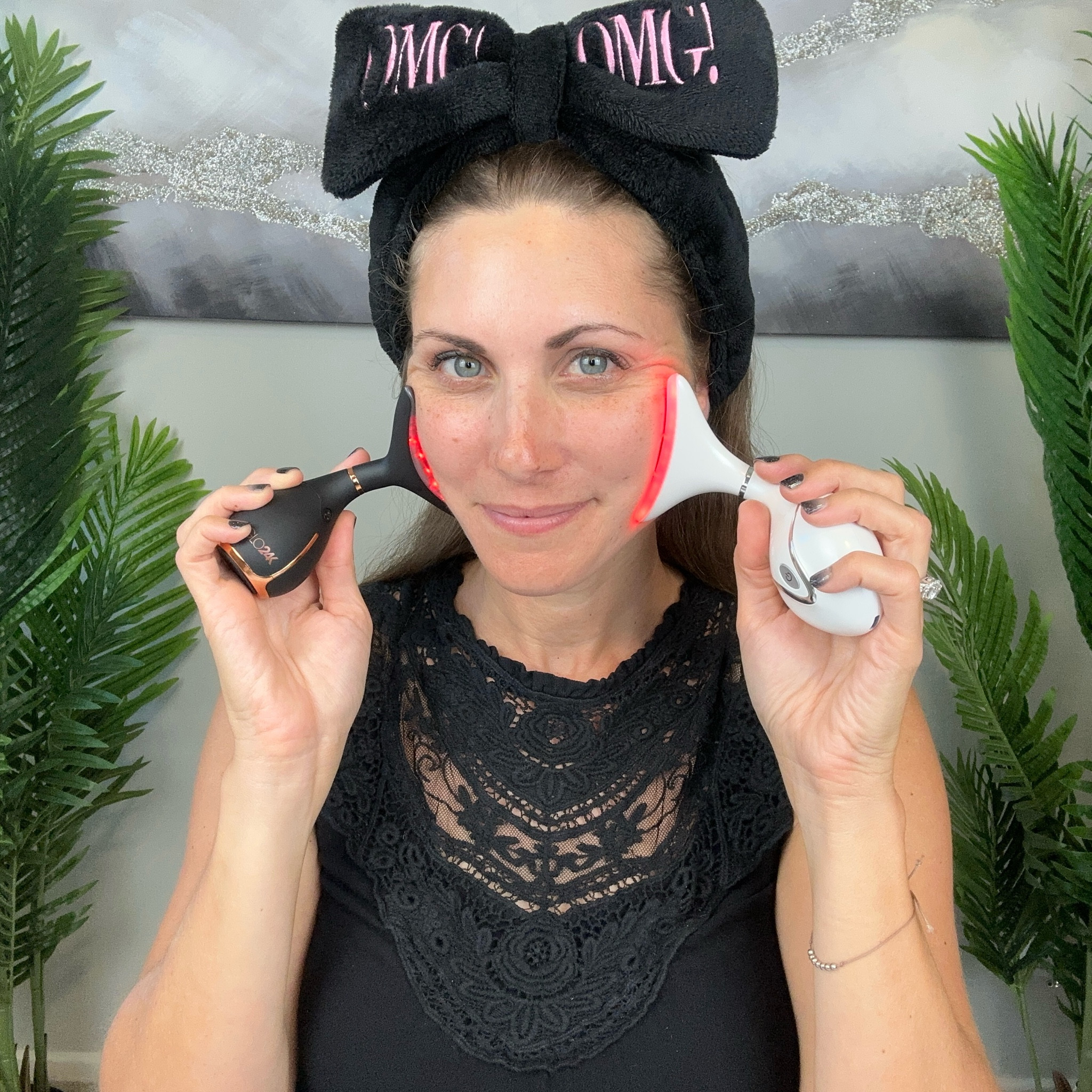 Testing not one, but two anti-aging face and neck firming devices! 

#LTKBeauty #LTKGiftGuide #LTKOver40