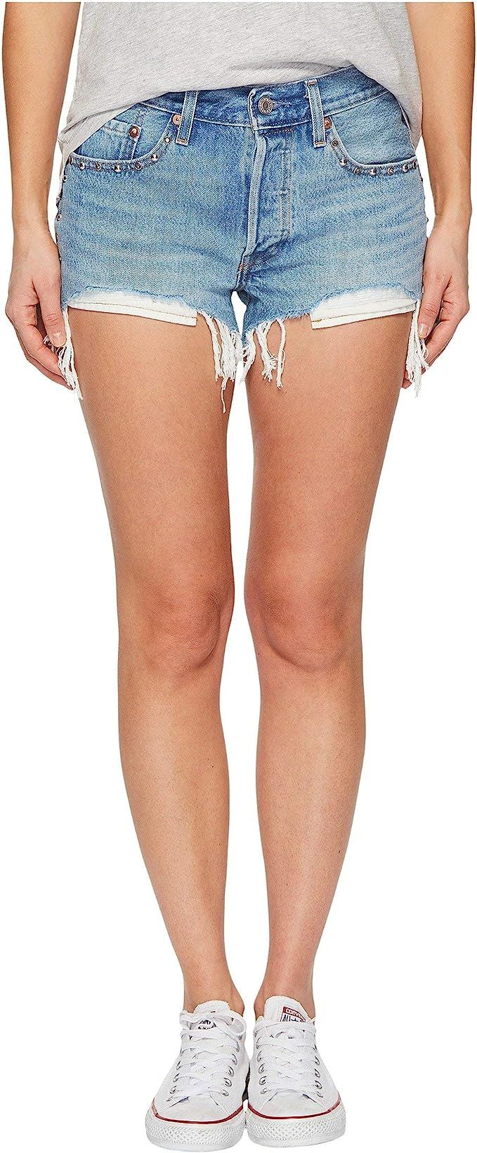 Levi's Women's 501 Button-Fly Shorts | Amazon (US)