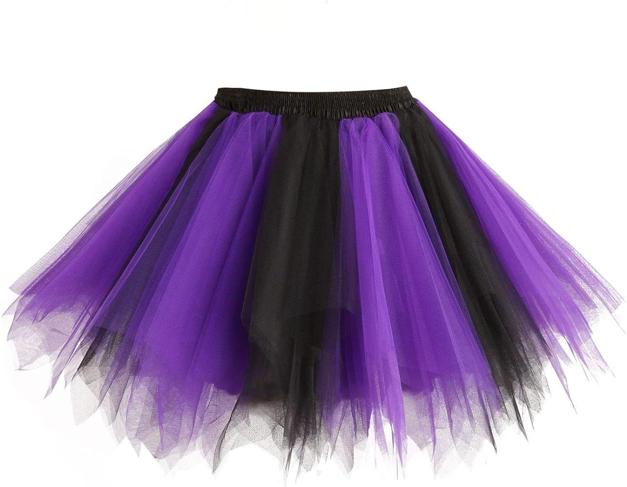 Girstunm Women's 1950s Vintage Petticoats Bubble Tutu Dance Half Slip Skirt | Amazon (US)