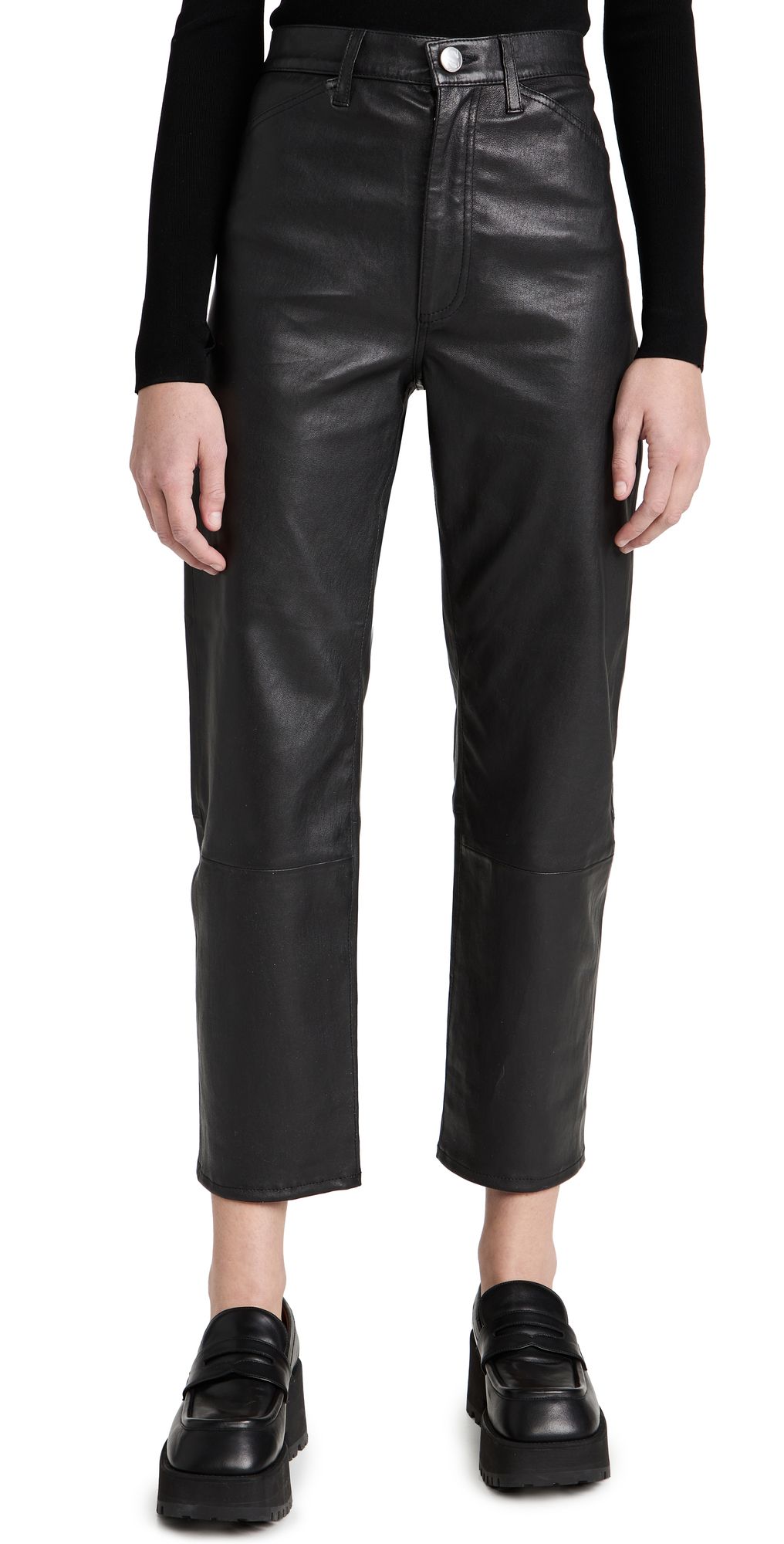 SPRWMN Straight Leg Leather Pants | Shopbop