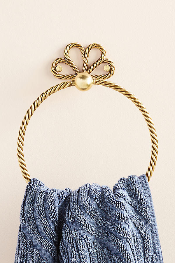 Francis Towel Ring By Anthropologie in Brown | Anthropologie (US)