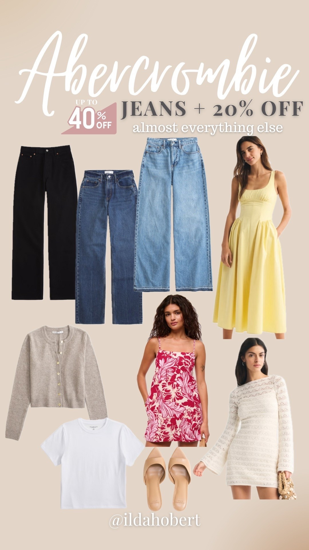 Abercrombie sale — up to 40% off jeans + 20% off almost everything else! 

Dress, pants, beach vacation outfit, date night, resort wear, spring fashion, spring outfit, travel vacation, @abercrombie

#LTKSeasonal #LTKSaleAlert #LTKootd
