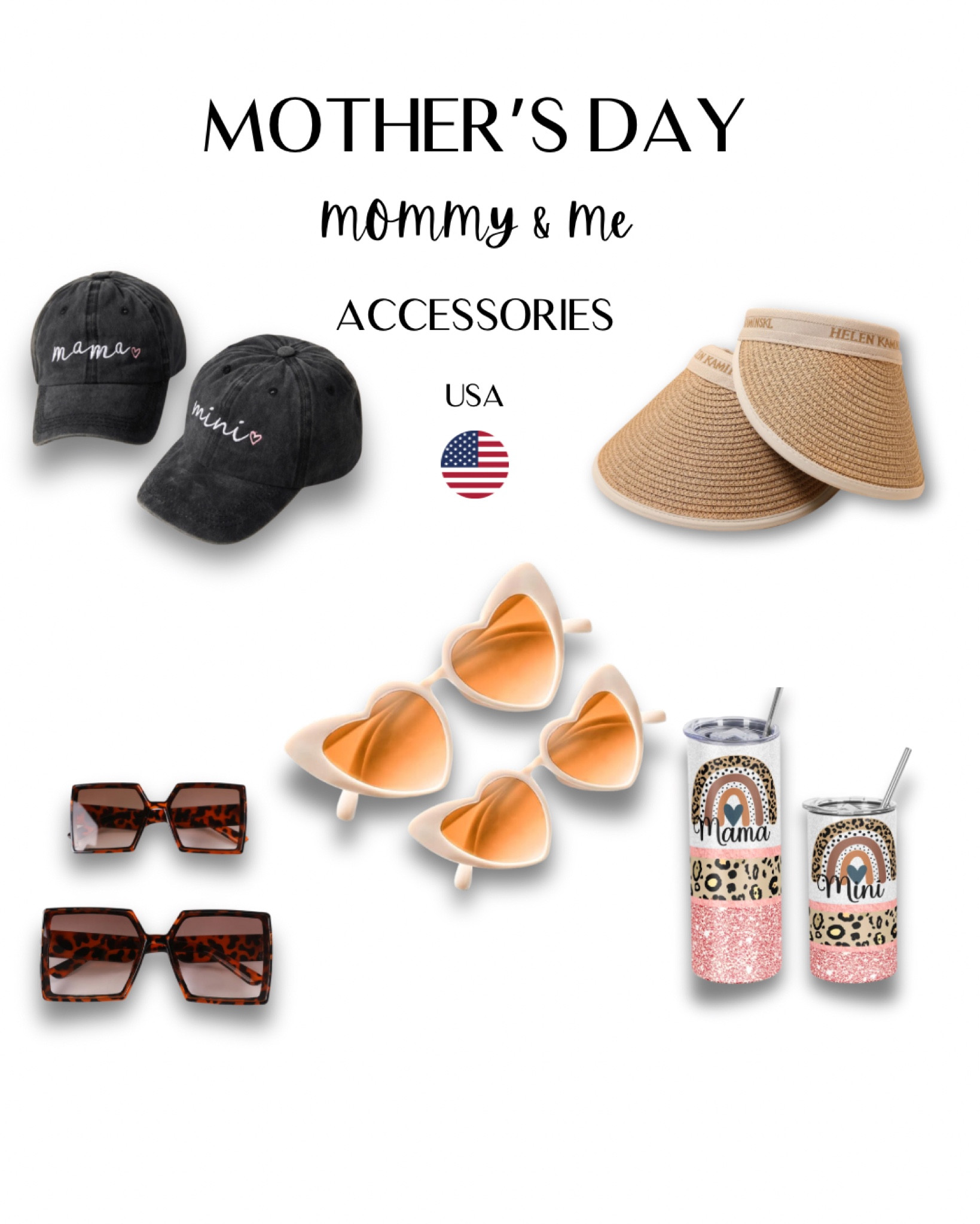 Elevate Mom & Mini’s accessory game this Mother's Day with this curated collection of stylish must-haves! From statement hats to elegant sun glasses, each piece is crafted to add that perfect finishing touch to any outfit. It’s time to shine with gifts that reflect your impeccable taste!

#LTKkids #LTKstyletip #LTKfamily