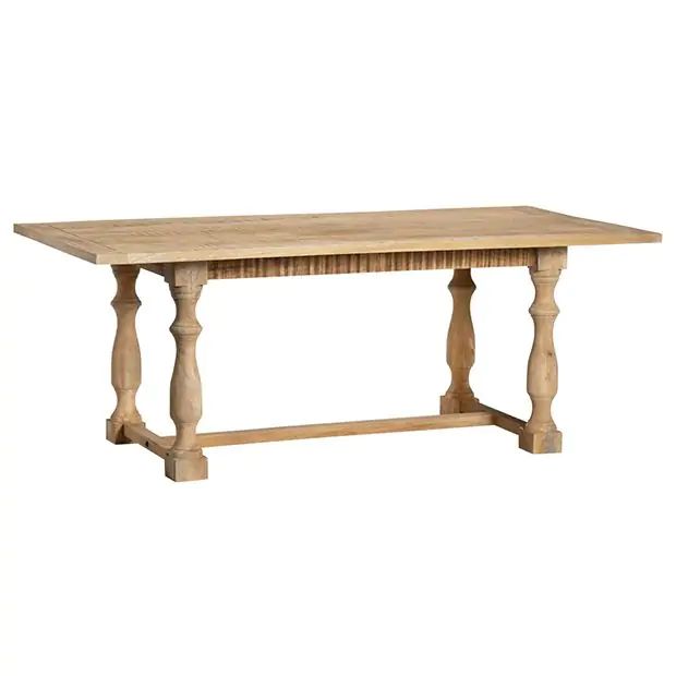 Classic French Farmhouse Rectangle Dining Table | FREE SHIPPING | Antique Farm House