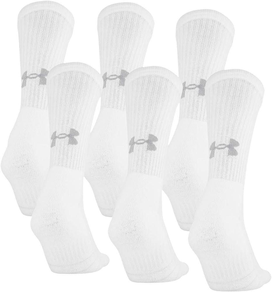 Under Armour Adult Training Cotton Crew Socks, Multipairs | Amazon (US)
