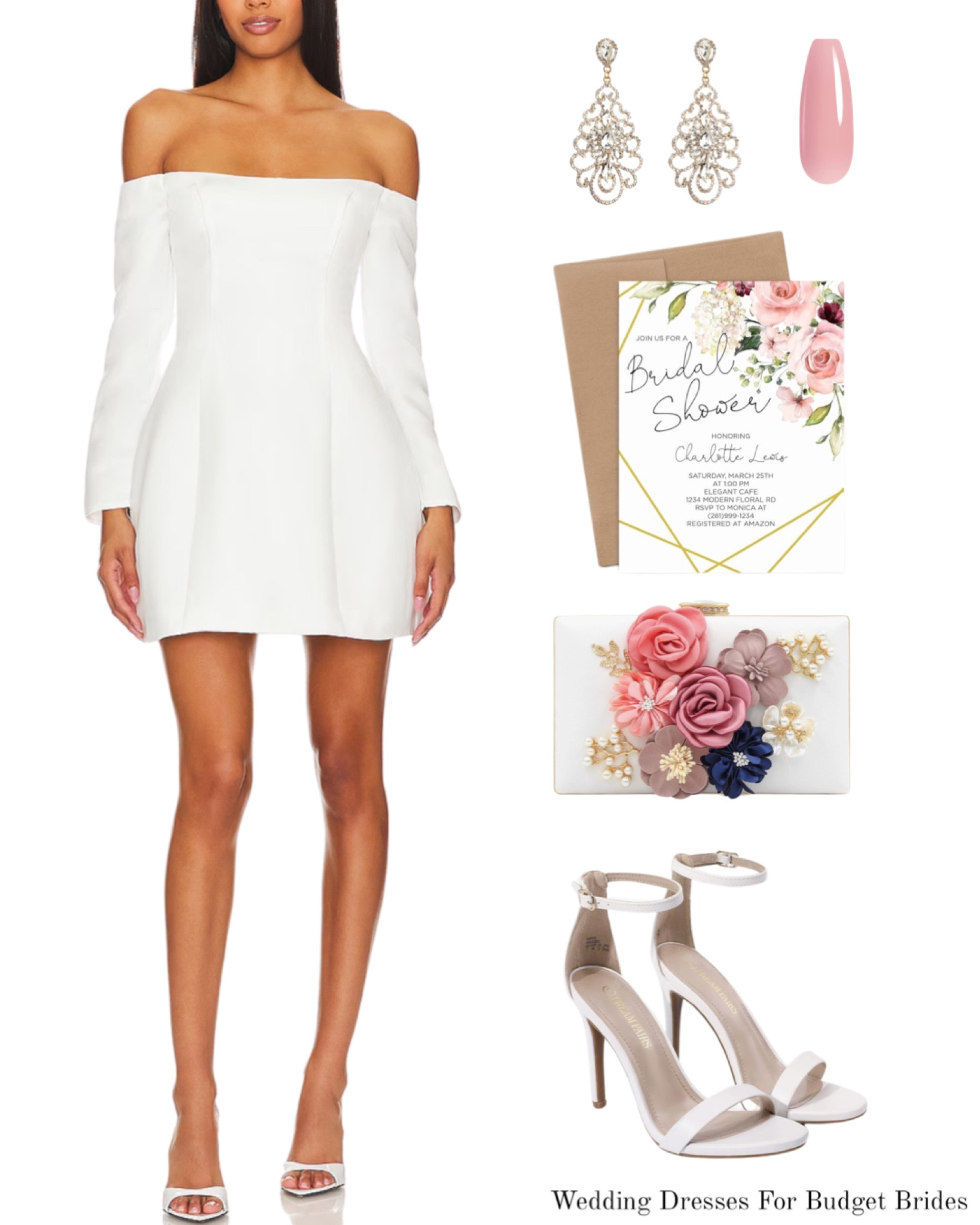 Bridal shower outfit idea for the bride to be. 

#datenightoutfit #graddress #vacationoutfit #springoutfit #rehearsaldinneroutfit 

#LTKstyletip #LTKwedding #LTKSeasonal