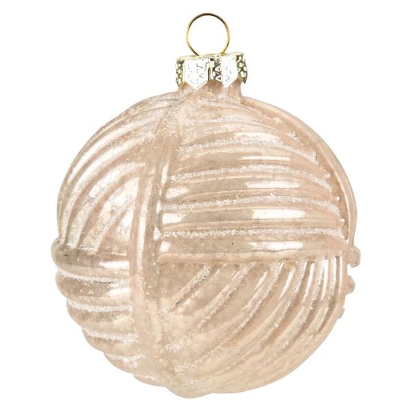 Striped Ball Christmas Ornament | Wayfair North America