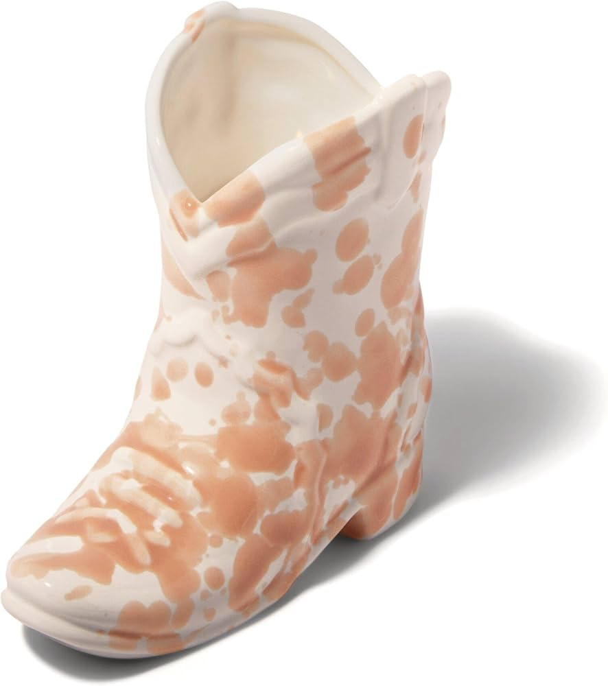 Paddywax Scented Candles Glazed Ceramic Nashville Cowboy Boot Shaped Candle, 6-Ounce, Cactus Flow... | Amazon (US)