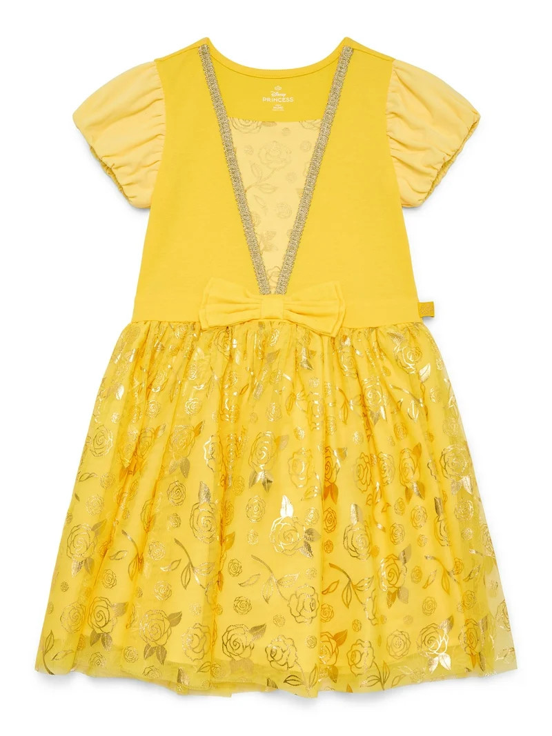 Disney Princess Beauty and the Beast Girls Belle Cosplay Dress, Sizes 4-12 | Walmart (US)