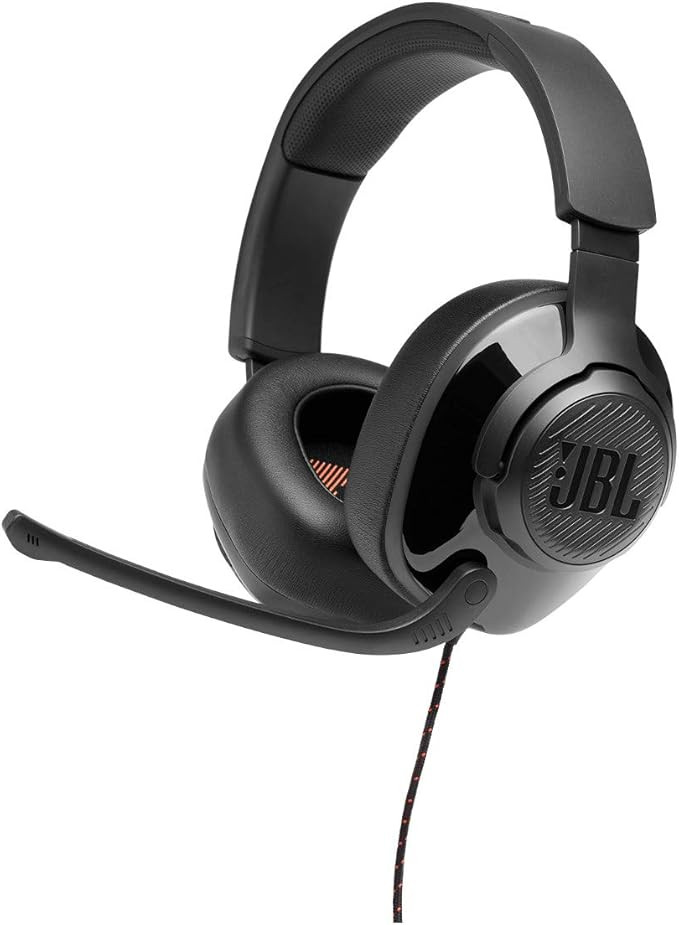 JBL Quantum 300 - Wired Over-Ear Gaming Headphones with JBL Quantum Engine Software - Black, Larg... | Amazon (US)