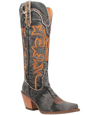 Dingo Texas Tornado Denim Tall Western Boots | Dillard's | Dillard's